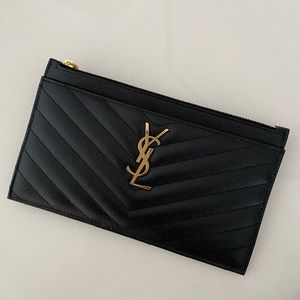 YSL monogram pouch